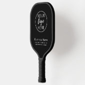 Eenvoudig Aangepast Zakelijk Logo Pickleball Paddle (Links)
