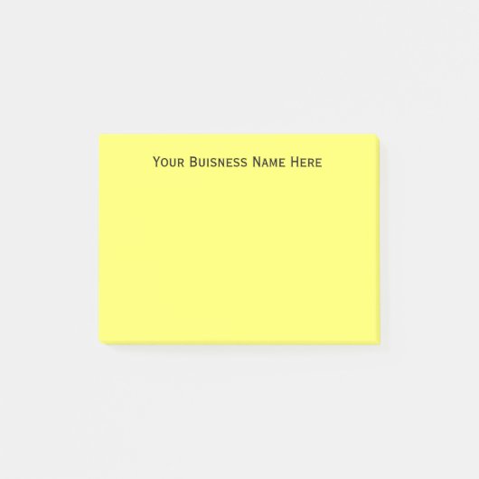 EENVOUDIG Aangepaste bedrijfsnaam Aangepaste kleur Post-it® Notes (Voorkant)