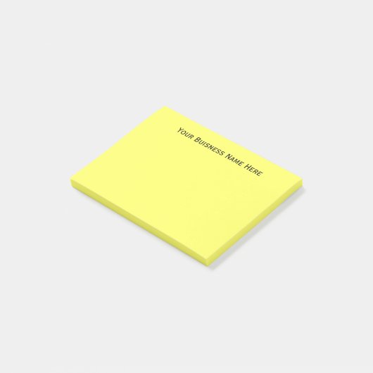 EENVOUDIG Aangepaste bedrijfsnaam Aangepaste kleur Post-it® Notes (Schuin)