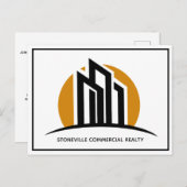 Eenvoudig aangepaste Chic voor zakelijk onroerend  Briefkaart (Voorkant / Achterkant)