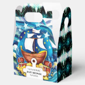 Eenvoudig Aangepaste Pirate Baby shower Bedankdoosjes (Geopend)