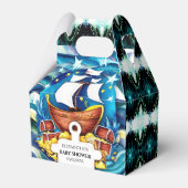 Eenvoudig Aangepaste Pirate Baby shower Bedankdoosjes (Voorkant Zijde)