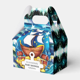 Eenvoudig Aangepaste Pirate Baby shower Bedankdoosjes