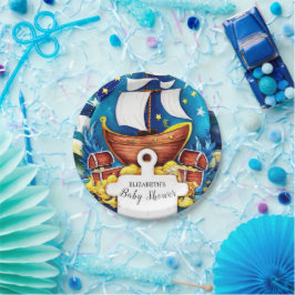 Eenvoudig Aangepaste Pirate Baby shower Papieren Bordje