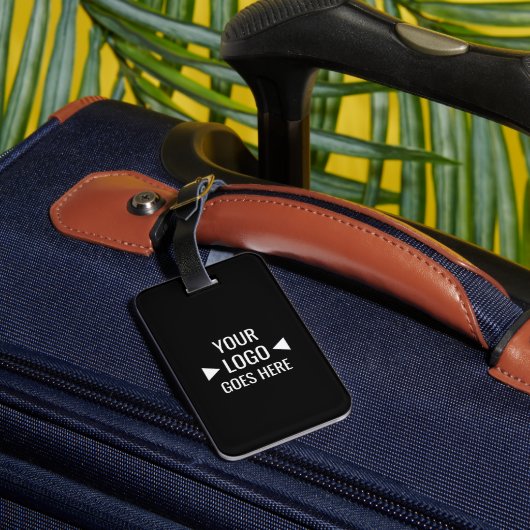 Eenvoudig aangepaste zakelijke Logo Bagagelabel (Achterkant Insitu 3)