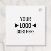 Eenvoudig aangepaste zakelijke Logo Bedankjes Labels (Achterkant)