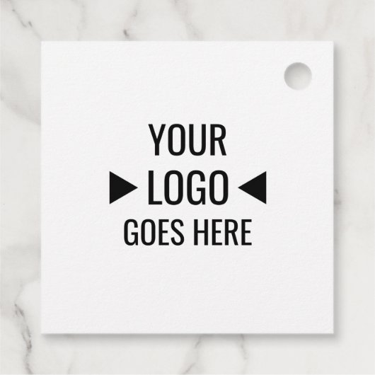 Eenvoudig aangepaste zakelijke Logo Bedankjes Labels (Achterkant)