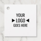 Eenvoudig aangepaste zakelijke Logo Bedankjes Labels (Voorkant)