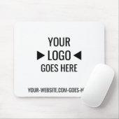 Eenvoudig aangepaste zakelijke Logo Muismat (Met muis)