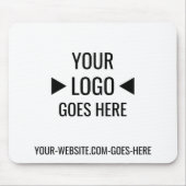 Eenvoudig aangepaste zakelijke Logo Muismat (Voorkant)