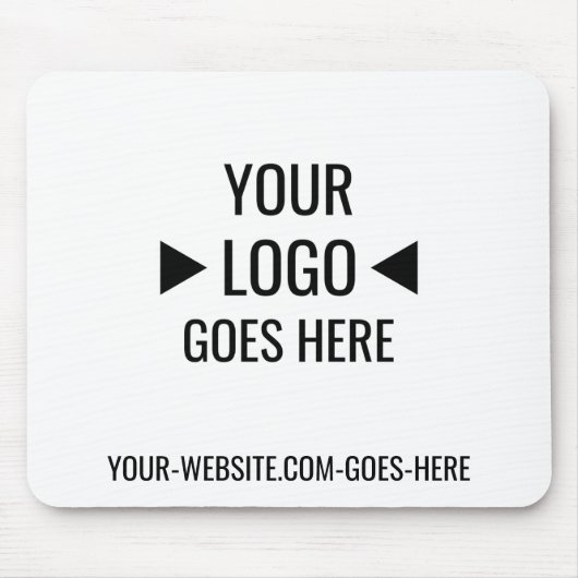Eenvoudig aangepaste zakelijke Logo Muismat (Voorkant)