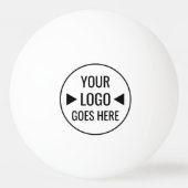 Eenvoudig aangepaste zakelijke Logo Pingpongbal (Voorkant)