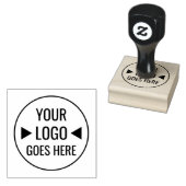 Eenvoudig aangepaste zakelijke Logo Rubberstempel (Gestempeld)