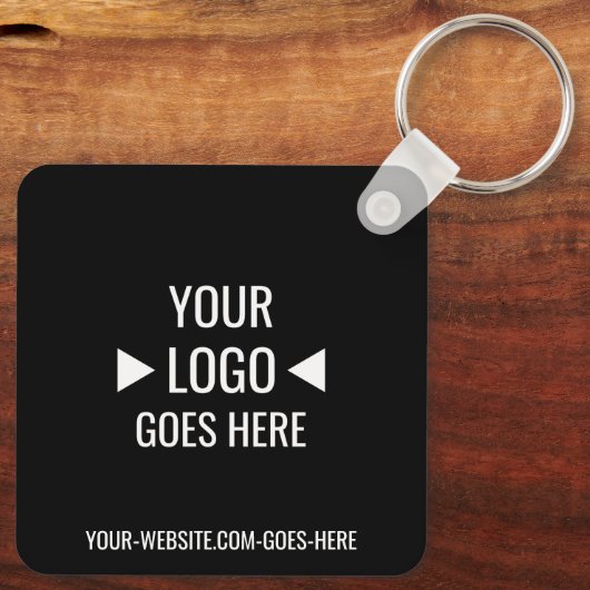 Eenvoudig aangepaste zakelijke Logo Sleutelhanger (Achterkant)