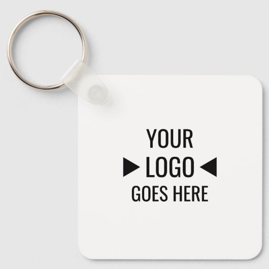 Eenvoudig aangepaste zakelijke Logo Sleutelhanger (Voorkant)