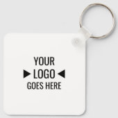 Eenvoudig aangepaste zakelijke Logo Sleutelhanger (Achterkant)