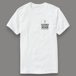 Eenvoudig Aanpasbaar Leeg Zakelijk Bedrijfs- T-shirt