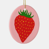 Eenvoudig aardbeien, aangepast versieren keramisch ornament (Rechts)