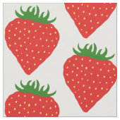 Eenvoudig aardbeienaangepaste kleurstof stof (Close Up)