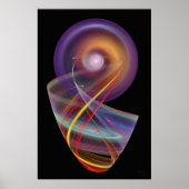 'Eenvoudig Abstract 012' Poster (Voorkant)