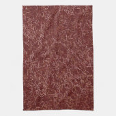 Eenvoudig Abstract Draad Art Rood Patroon Theedoek (Verticaal)