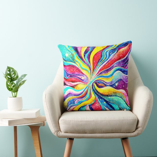 EENVOUDIG ABSTRACT KOSMISCH ONTWERP KUSSEN (Stoel)