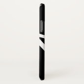 Eenvoudig Abstract monogram zwart-wit Case-Mate iPhone Case (Achterkant / rechts)