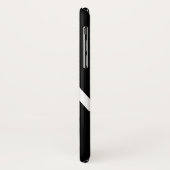 Eenvoudig Abstract monogram zwart-wit Case-Mate iPhone Case (Achterkant/links)