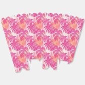 Eenvoudig abstract patroon met bladeren van monste bedankdoosjes (Ongevouwen)