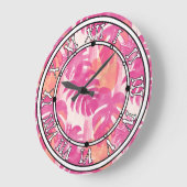 Eenvoudig abstract patroon met bladeren van monste grote klok (Hoek)