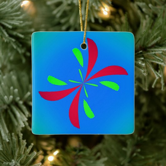 Eenvoudig Abstract platform voor het terugtrekken Keramisch Ornament (Boom)