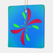 Eenvoudig Abstract platform voor het terugtrekken Keramisch Ornament (Links)