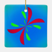 Eenvoudig Abstract platform voor het terugtrekken Keramisch Ornament (Achterkant)