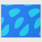 Eenvoudig Abstract Traandrop Patroon Cadeaupapier (Vlak)