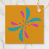 Eenvoudig Abstract vluchtplatform voor vlinders Bedankjes Labels (Achterkant)