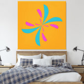 Eenvoudig Abstract vluchtplatform voor vlinders Canvas Afdruk (Insitu (Slaapkamer))