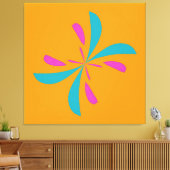 Eenvoudig Abstract vluchtplatform voor vlinders Canvas Afdruk (Insitu (Woonkamer))