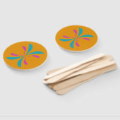 Eenvoudig Abstract vluchtplatform voor vlinders Handwaaier (Niet-gemonteerd)