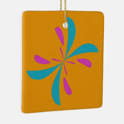 Eenvoudig Abstract vluchtplatform voor vlinders Keramisch Ornament (Rechts)