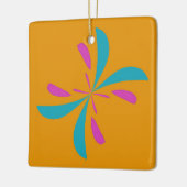 Eenvoudig Abstract vluchtplatform voor vlinders Keramisch Ornament (Links)