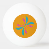 Eenvoudig Abstract vluchtplatform voor vlinders Pingpongbal (Voorkant)