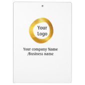 eenvoudig add your logo gold sociale website klembord (Achterkant)