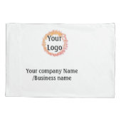 eenvoudig add your logo gold sociale website kussensloop (Achterkant)