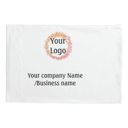 eenvoudig add your logo gold sociale website kussensloop (Achterkant)