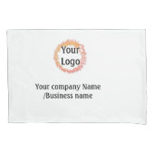 eenvoudig add your logo gold sociale website kussensloop (Voorkant)