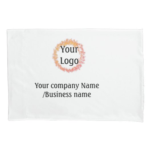 eenvoudig add your logo gold sociale website kussensloop (Voorkant)