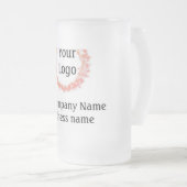 eenvoudig add your logo gold sociale website matglas bierpul (Voorkant rechts)