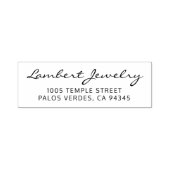 Eenvoudig adres voor directeuren script zelfinktende stempel (Design)