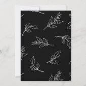 Eenvoudig afbeeldingsweddenschap Sparen de Datum F Kaart (Achterkant)