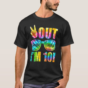 Eenvoudig afdrukken Im 10-kleurstof 10e dag T-shirt